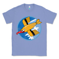 Colony Blue Ww2 91St Bomb Squadron Flying Fortress Soaring Bird Patch Classic Tee - FloraArt