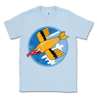 Dusty Blue Ww2 91St Bomb Squadron Flying Fortress Soaring Bird Patch Classic Tee - FloraArt