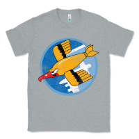 Heather Grey Ww2 91St Bomb Squadron Flying Fortress Soaring Bird Patch Classic Tee - FloraArt
