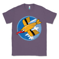 Lavender Ww2 91St Bomb Squadron Flying Fortress Soaring Bird Patch Classic Tee - FloraArt
