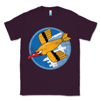 Plum Ww2 91St Bomb Squadron Flying Fortress Soaring Bird Patch Classic Tee - FloraArt