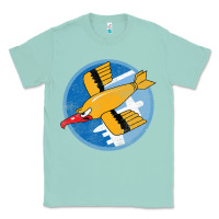 Seafoam Ww2 91St Bomb Squadron Flying Fortress Soaring Bird Patch Classic Tee - FloraArt