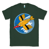 Sports Green Ww2 91St Bomb Squadron Flying Fortress Soaring Bird Patch Classic Tee - FloraArt