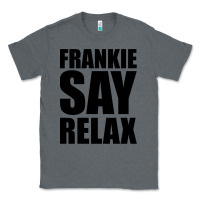 Charcoal Heather Frankie Say Relax Essential Classic Tee - FloraArt