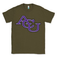 Army Green ACU ABILENE CHRISTIAN UNIVERSITY Classic Tee - FloraArt