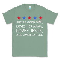 Sage she's a good girl, she's loves her mama, loves jesus t shirt Classic Tee - FloraArt