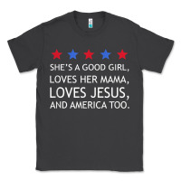 Smoke she's a good girl, she's loves her mama, loves jesus t shirt Classic Tee - FloraArt