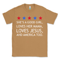 Toasted Coconut she's a good girl, she's loves her mama, loves jesus t shirt Classic Tee - FloraArt