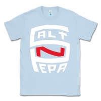 Dusty Blue salt n pepa Classic Tee - FloraArt