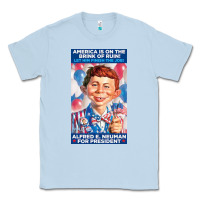 Dusty Blue alfred e. neuman for president Classic Tee - FloraArt