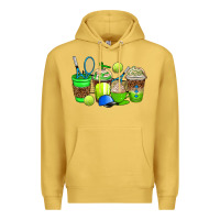 Antique Gold tennis coffee cups Premium Hoodie - AdoDesignShop