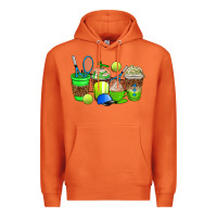 Carrot tennis coffee cups Premium Hoodie - AdoDesignShop