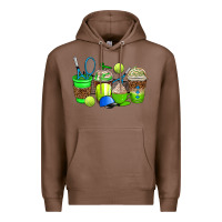 Chestnut tennis coffee cups Premium Hoodie - AdoDesignShop