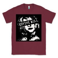 Burgundy Vintage Bikini Kill Women Classic Classic Tee - FloraArt