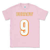Bubblegum Pink Burrow Jersey Classic Tee - FloraArt