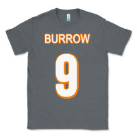 Charcoal Heather Burrow Jersey Classic Tee - FloraArt