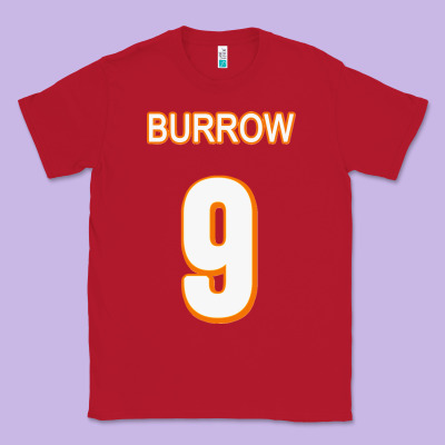 Burrow Jersey Classic Tee Designed By Floraart