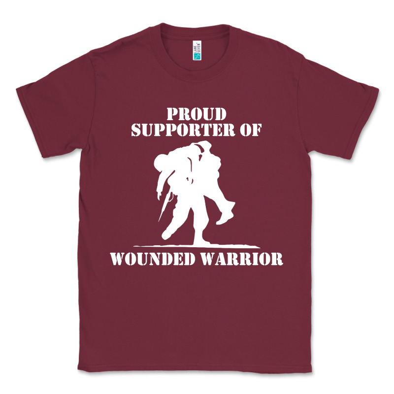 Wounded Warrior Classic Tee by FloraArt | Teevron