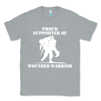Heather Grey wounded warrior Classic Tee - FloraArt