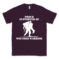 Plum wounded warrior Classic Tee - FloraArt