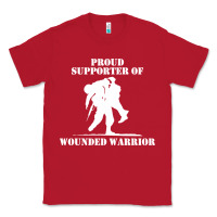Red wounded warrior Classic Tee - FloraArt