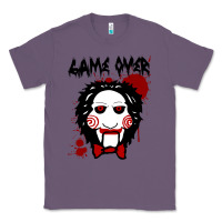 Lavender Billy Puppet Saw Jigsaw Inspired Classic Tee - FloraArt