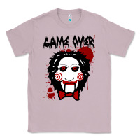 Lilac Billy Puppet Saw Jigsaw Inspired Classic Tee - FloraArt