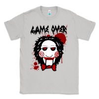 Moon Dust Billy Puppet Saw Jigsaw Inspired Classic Tee - FloraArt