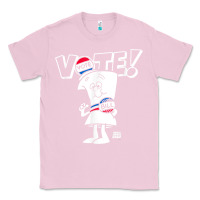 Bubblegum Pink schoolhouse rock vote with bill with white type t shirt Classic Tee - FloraArt