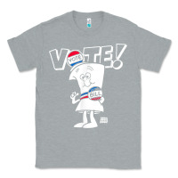 Heather Grey schoolhouse rock vote with bill with white type t shirt Classic Tee - FloraArt