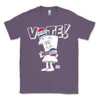 Lavender schoolhouse rock vote with bill with white type t shirt Classic Tee - FloraArt