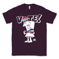 Plum schoolhouse rock vote with bill with white type t shirt Classic Tee - FloraArt