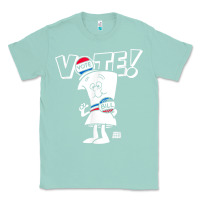 Seafoam schoolhouse rock vote with bill with white type t shirt Classic Tee - FloraArt