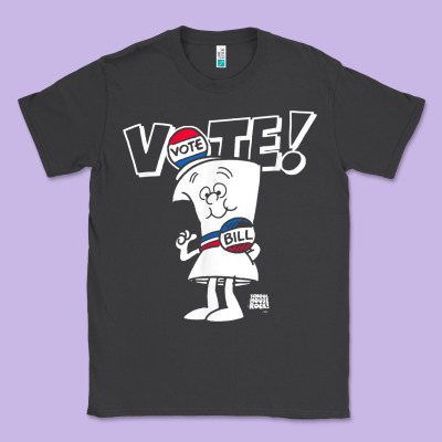 Schoolhouse Rock Vote With Bill With White Type T Shirt Classic Tee Designed By Floraart