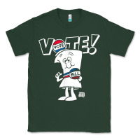 Sports Green schoolhouse rock vote with bill with white type t shirt Classic Tee - FloraArt