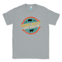 Heather Grey smoke meat not meth funny bbq grill lover meat lover retro Classic Tee - FloraArt