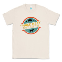 Natural smoke meat not meth funny bbq grill lover meat lover retro Classic Tee - FloraArt