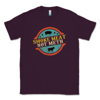 Plum smoke meat not meth funny bbq grill lover meat lover retro Classic Tee - FloraArt