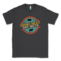 Smoke smoke meat not meth funny bbq grill lover meat lover retro Classic Tee - FloraArt
