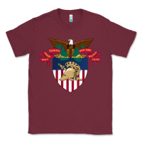Burgundy United States, Military Academy Classic Tee - FloraArt