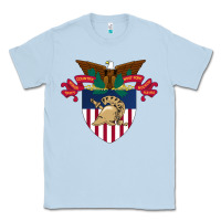 Dusty Blue United States, Military Academy Classic Tee - FloraArt