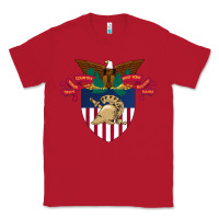 Red United States, Military Academy Classic Tee - FloraArt