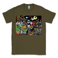 Army Green nightmare before christmas Classic Tee - FloraArt