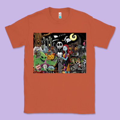 Nightmare Before Christmas Classic Tee Designed By Floraart