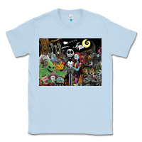 Dusty Blue nightmare before christmas Classic Tee - FloraArt