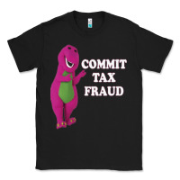 Black commit tax fraud essential Classic Tee - FloraArt