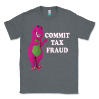 Charcoal Heather commit tax fraud essential Classic Tee - FloraArt