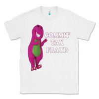 White commit tax fraud essential Classic Tee - FloraArt