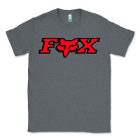 Charcoal Heather fox Classic Tee - FloraArt