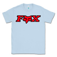 Dusty Blue fox Classic Tee - FloraArt